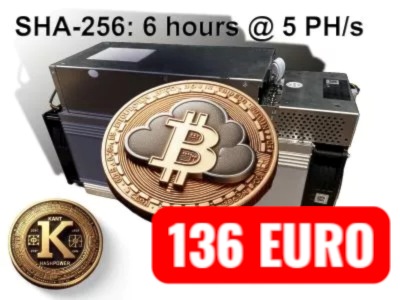 Bitcoin Minen 5 PH/s 6 hours