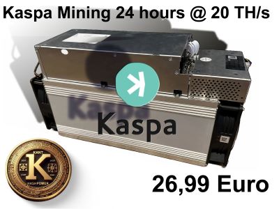 Kaspa altcoin mining